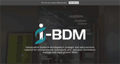 Desktop Screenshot of i-bdm.co.uk